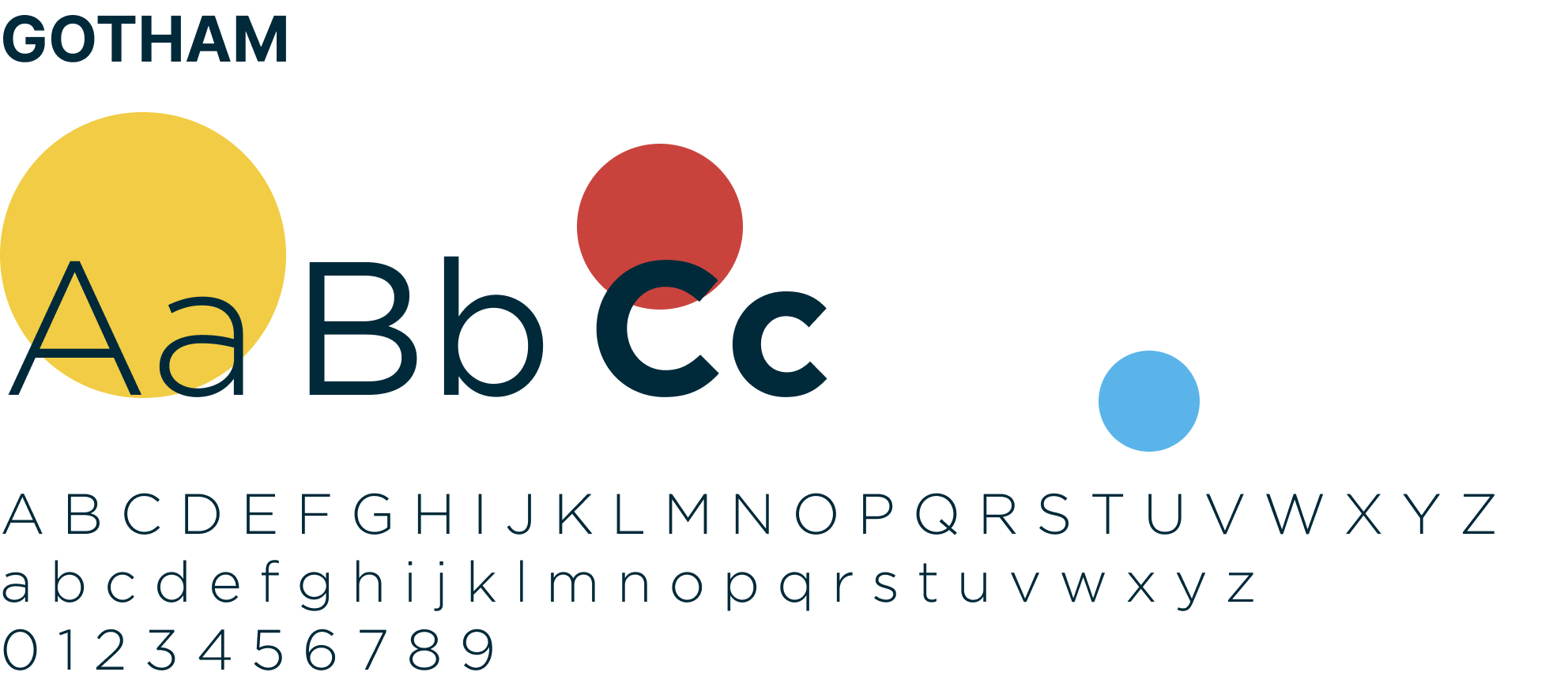 Relago typografia