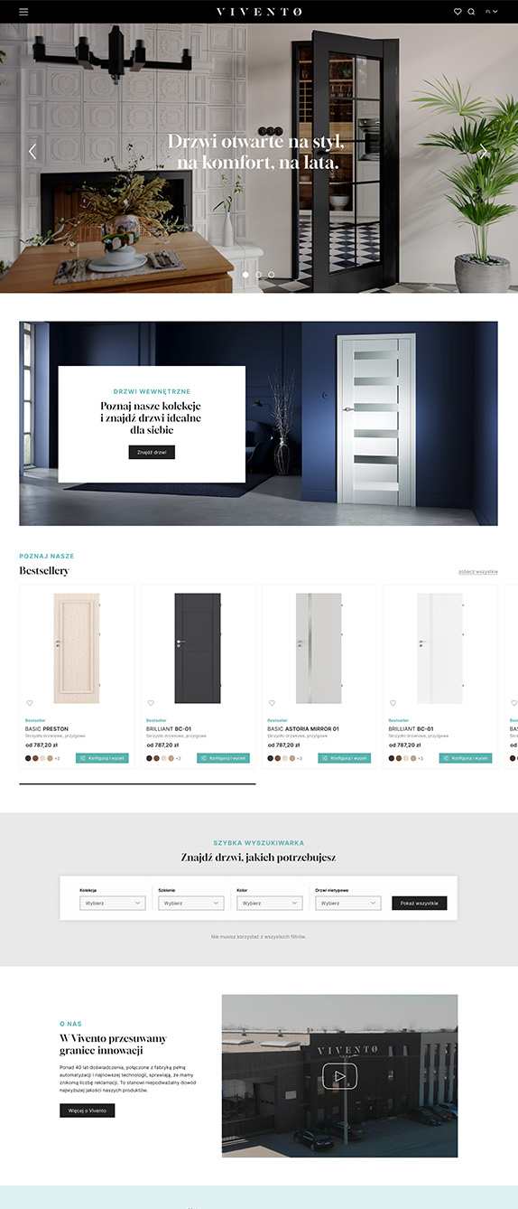 Vivento website