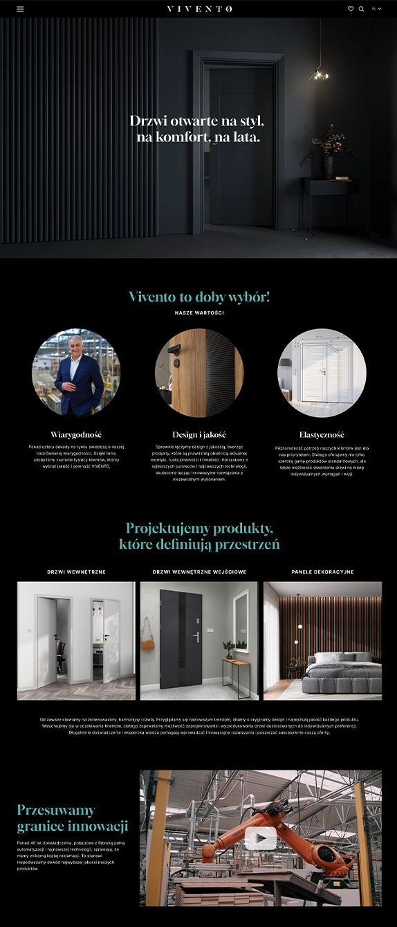 Vivento website