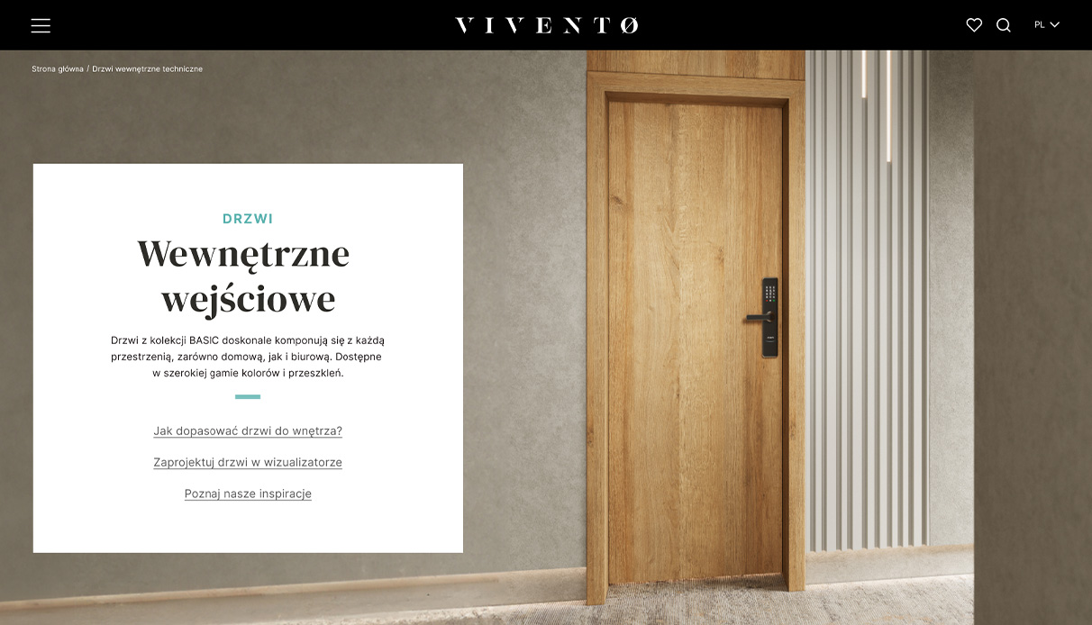 Vivento website
