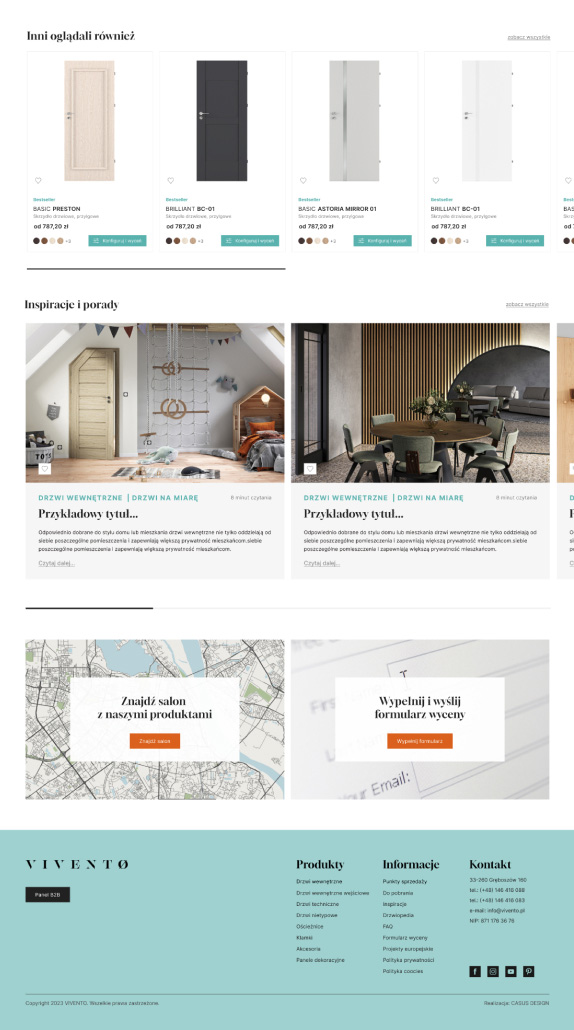 Vivento website
