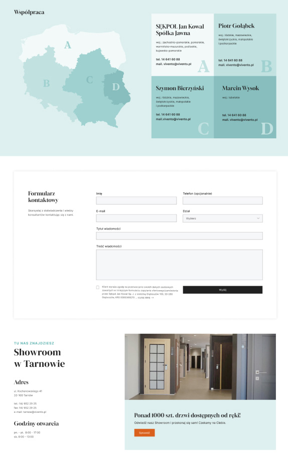 Vivento website